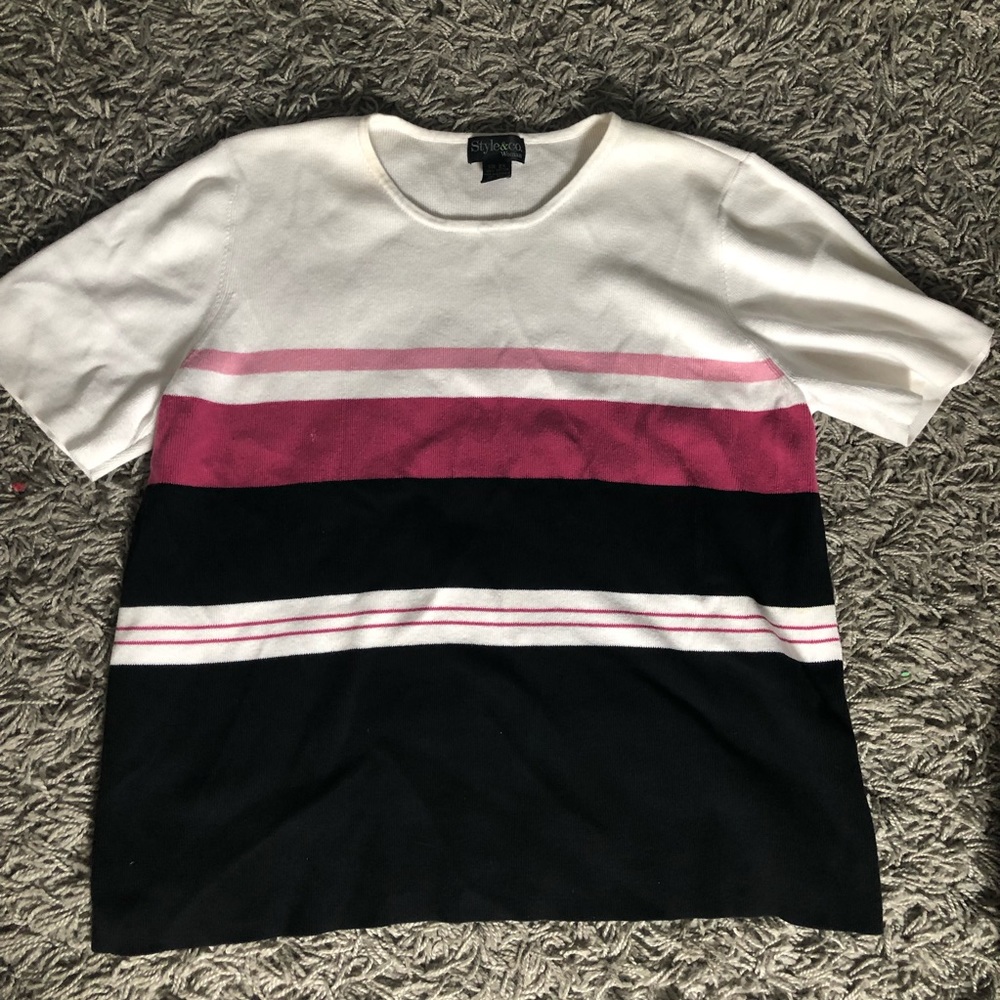 Style & co knit top women’s plus size 2XL EUC